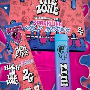 hitz 2g disposable sparkling wild berry