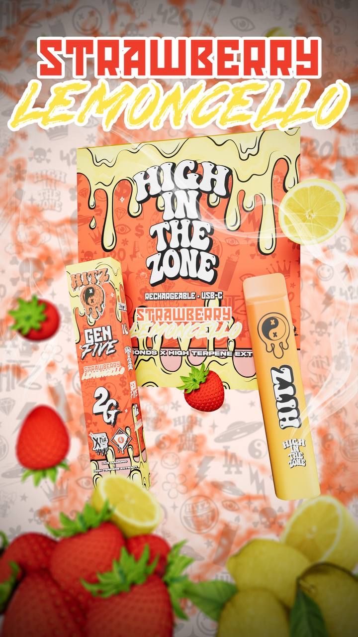 hitz 2g disposable stawberry lemoncello hitz 2g disposable stawberry lemoncello